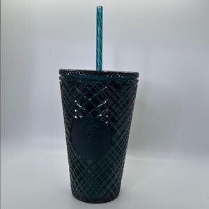 Starbucks Emerald Textured Tumbler with Straw